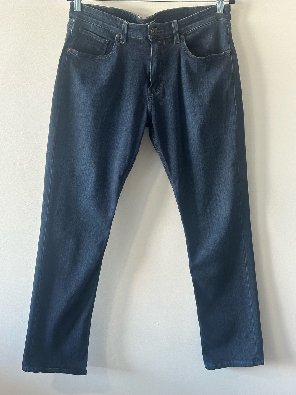 PAIGE Federal Slim Straight Jeans 33x30 Dark Wash Stretch Denim Made in USA - Picture 4 of 9